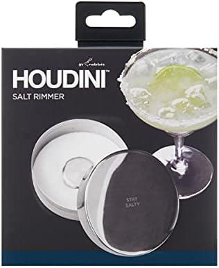 Houdini H4-013904T Glass Rimmer, 5 Inch Diameter, Stainless Steel,0.25