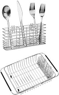 SANNO Stainless Steel Cutlery Utensil Holder Silverware Organizer Rack