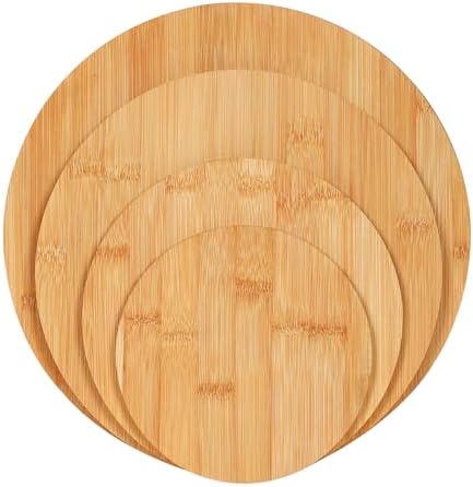 Eco-Friendly Bamboo Fiber Meal Prep Bowl Set with Lids (4 Pack)