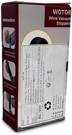 Wine Stoppers Vacuum, Wine Saver, Wine Pump Vacuum Stoppers, Wine