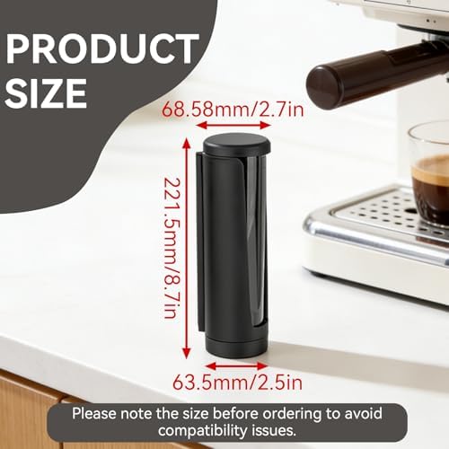 Coffee Filter Holder, Visual Window Filter Container Wall Mounted