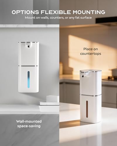 Automatic Soap Dispenser Touchless, 6-Level Adjustable,13.5oz/400ml