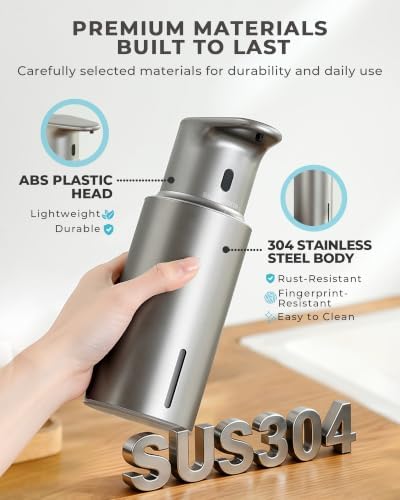 Automatic Liquid Soap Dispenser, Touchless, Rechargeable