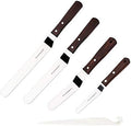 4 PCS Cake Decorating Icing Spatula set with 4, 6, 8 & 10 Inch