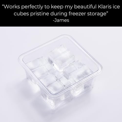 Klaris 2" Cube Ice Storage Containers, 5 pk