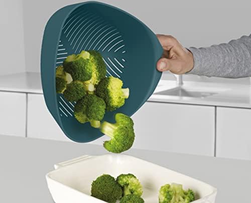 Joseph Joseph Duo Triangular Colander, Food Strainer with Vertical
