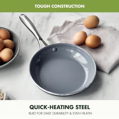 GreenPan Swift Healthy Ceramic Nonstick, Stainless Steel Handle, Dishwasher Safe - Image 3
