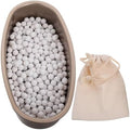 Reusable Stoneware Pie Weights for Baking, 500g Set with Pan