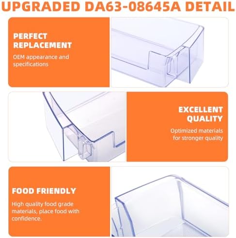 RT18M6215SR Door Shelf 24in for Samsung Fridge Lower Door Shelf