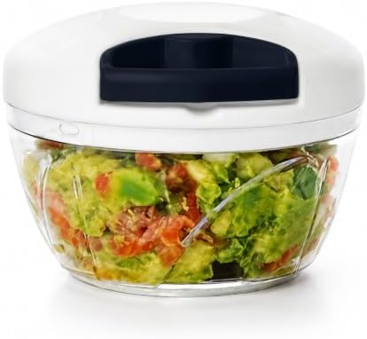 Pull String Food Chopper, 500 mL Manual Vegetable Cutter
