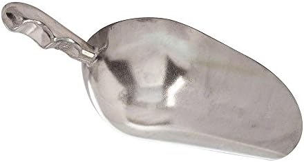 5 oz. Cast Aluminum Scoop with Contoured Handle - Set of 6