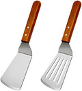 KLAQQED 2Pcs Metal Spatulas Set, Metal Spatula for Cast Iron Skillet