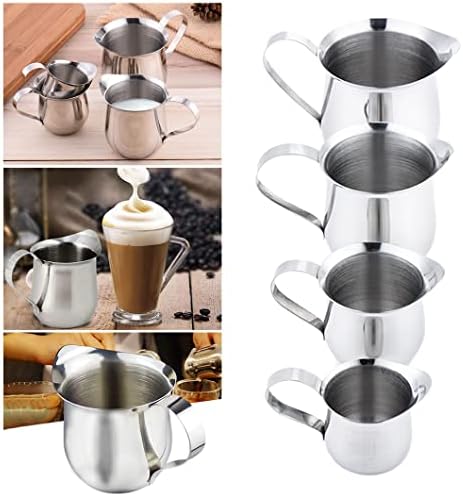 Rolin Roly 7.5 oz Milk Frothing Pitcher Stainless Steel Small