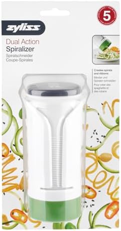 Zyliss Spiralizer and Slicer, White/Green