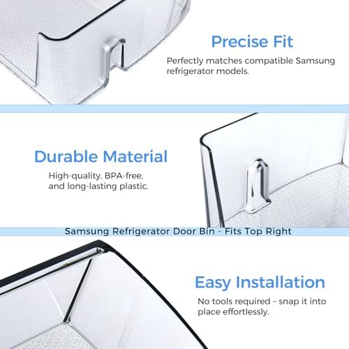 DA97-21912A DA63-11219A Refrigerator Door Shelf Bin Compatible with