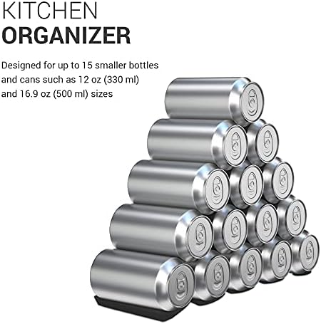 kwmobile Bottle Stacking Mat, Set of 2, for Refrigerator