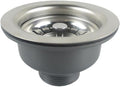4-1/2‘’ Bowl Type Stainless Steel Sink Strainer Drain Kit for Kitchen