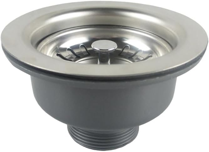 4-1/2‘’ Bowl Type Stainless Steel Sink Strainer Drain Kit for Kitchen