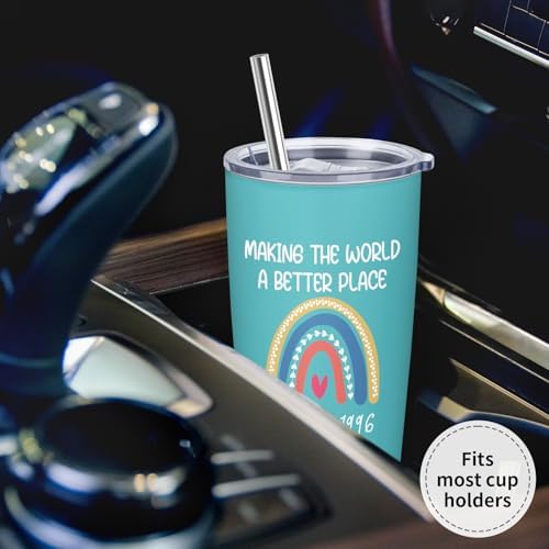 30th Birthday Gifts for Women, 1996 Birthday Tumbler 20oz