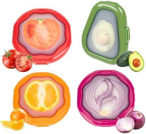 TQRR Avocado and Onion Storage Containers, 4-Pcs