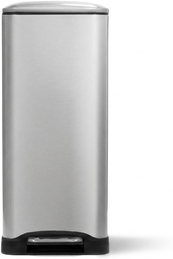 Home Zone Living 13 Gallon Slim Kitchen Trash Can - Image 2