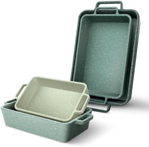 COOK WITH COLOR Ceramic Bakeware Set of 4 with Handles