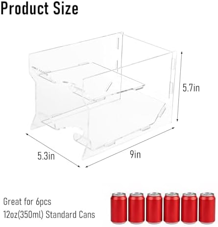 Mini Fridge Soda Can Organizer, Mini Fridge Soda Holder, Mini Fridge