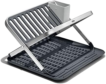 OXO Good Grips Aluminum 2-Tier Dish Drying Rack