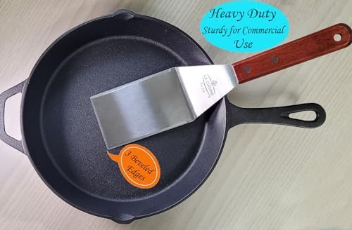 La Cuisine 3 PC Stainless Steel Griddle Spatula Set — Standard & Long