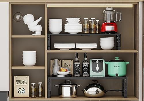 Jojocross Expandable Kitchen Organizer, Large, Black