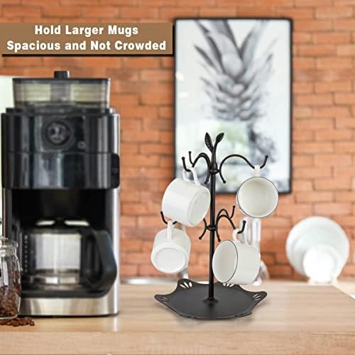 Coffee Mug Holder for Large Mugs, Mug Tree for Counter, Cup Holder for