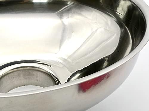 ICO Stainless Steel Canning Funnel and Sieve Set for Mason Jars &