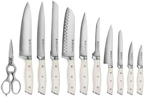Henckels Forged Accent 20 Piece Knife Block Set, Off-White