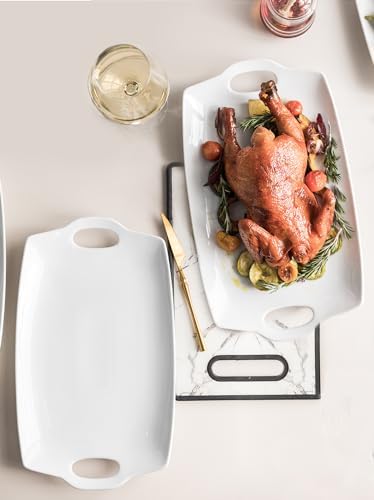 LYEOBOH Turkey Serving Platter for Entertainment, Serving Tray with
