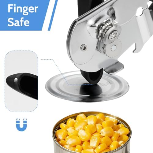 Sopito Can Opener Manual Magnetic Can Openers for Seniors Heavy Duty