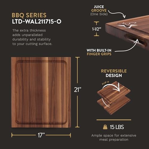 John Boos Walnut Cutting Board, 3-Pack