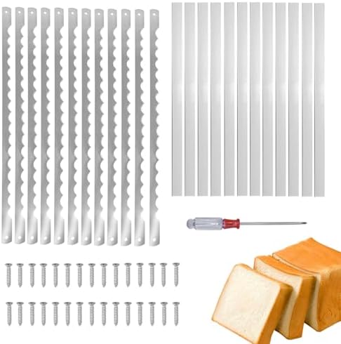 Bread Bow Knife Replacement Blades, 12 Pcs, 10.8" Stainless Steel