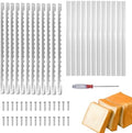 Bread Bow Knife Replacement Blades, 12 Pcs, 10.8" Stainless Steel