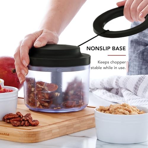 KitchenAid Manual Food Chopper, 3.8 Cup, Black