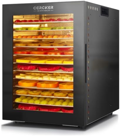 Food Dehydrator Machine, 12 Stainless Steel Trays, 1000W