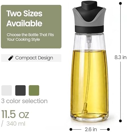 DWËLLZA KITCHEN Olive Oil Dispenser, 11.5 oz, Set of 2