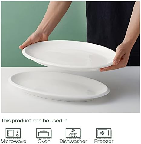 DOWAN 16" Serving Platters, Serving Platters for Wedding, Large Oval