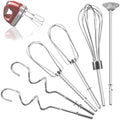 6-Piece Stainless Steel Hand Mixer Attachment Set