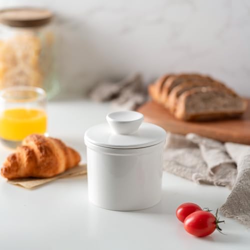 Butter Crock with Lid for Countertop, Butter Dish, Butter Keeper