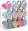 Large Compartment Water Bottle Organizer, Stackable Water Bottle
