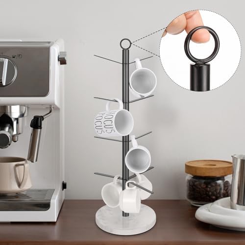 Mug Holder Tree, Coffee Cup Stand Holder, Thick Base Mug Rack for