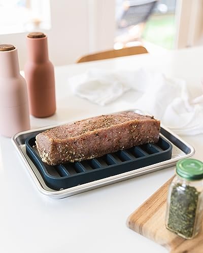 The Silicone Kitchen Silicone Roasting Rack Pan Extra Large