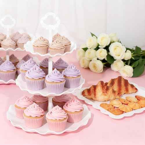 VISCOO 36 Pack Cupcake Stand, Dessert Table Display Set,Tiered Tray