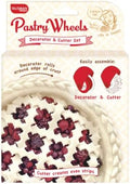 Talisman Designs Pastry Wheel Decorator & Cutter Set | Dishwasher Safe
