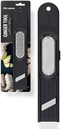 Microplane Ginger Tool 3in1 | Kitchen Tool to Grate, Peel and Slice